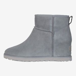 UGG Classic Femme Mini Wedge Ankle Booties Boots Geyser Grey